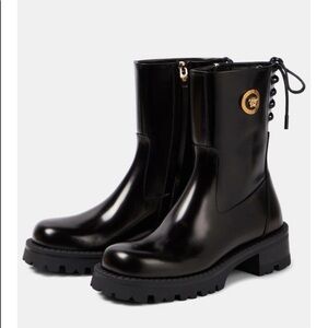 Versace Alia leather ankle
boots brand new